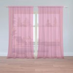 Sablio Záclony Azalkově růžová: 2ks 150x250cm – Hledejceny.cz