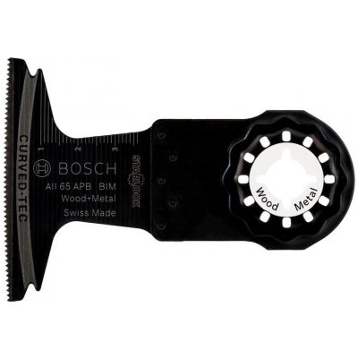 BOSCH BIM ponorný pilový list Starlock AII 65 APB Wood and Metal, 65x40mm 2609256985 – Zboží Dáma