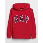 GAP dětská mikina Logo hoodie červená – Zboží Mobilmania