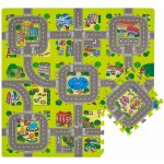 Humbi Pěnové puzzle vzdělávací podložka zelená 18 puzzle – Zboží Dáma