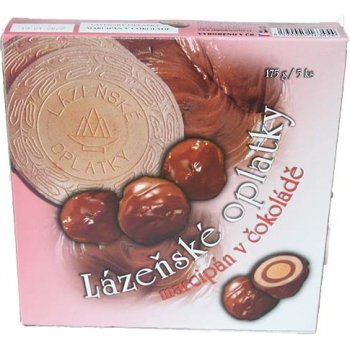 Clip Lázeňské oplatky marcipán v čokoládě 175 g