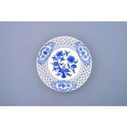 Dubí 10153 Cibulák porcelán talíř prolamovaný 24 cm