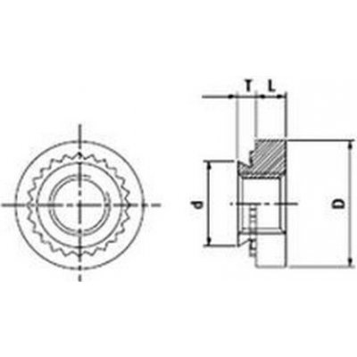 matice M5-2 ZINEK 1.4 lisovací – Zboží Mobilmania