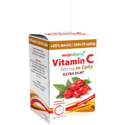 ML Vitamín C 500 mg se šípky 120 tablet – Zbozi.Blesk.cz