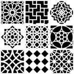 Šablona TCW 12"x12" 30,5x30,5 cm Moroccan Tiles – Sleviste.cz