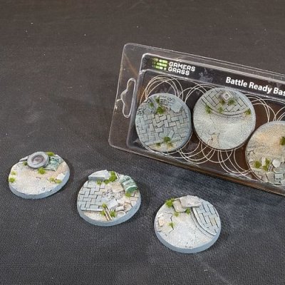 Podstavce Urban Warfare kulaté 50mm nabarvené 3 ks – Zboží Živě