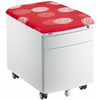 Mayer 32W8 26 091 bílý červené čalounění – Zboží Dáma