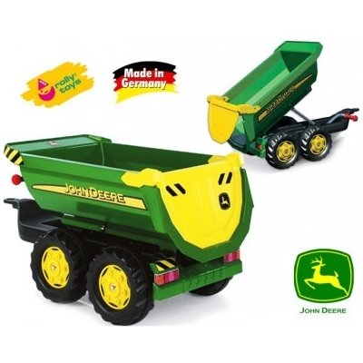 Rolly Toys vlečka 2 osá John Deere ''Halfpipe 122165