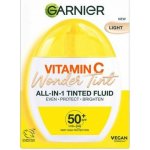 Garnier Vitamin C Wonder Tint lehký tónovací fluid SPF 50+ Light 40 ml – Zboží Mobilmania