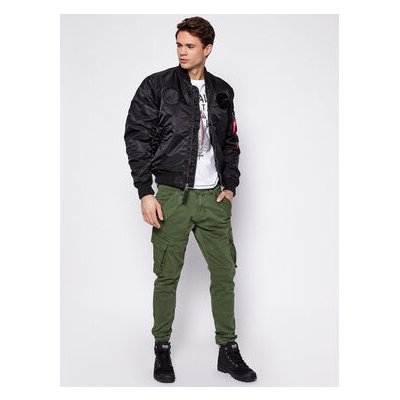 Alpha Industries kalhoty z materiálu Combat 126215 Zelená – Zboží Mobilmania