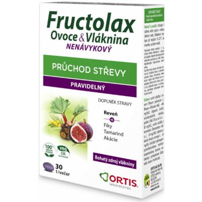 Fructolax Ovoce&vláknina 30 tablet – Zbozi.Blesk.cz