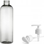 Ambra Plastová lékovka čirá s bílou dávkovací pumpičkou 250 ml – Zbozi.Blesk.cz