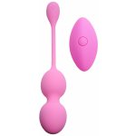 Boss Series Vibrating Kegel Balls 80G Pink - Vibrační venušiny kuličky růžové różowy – Sleviste.cz