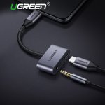 Ugreen 50596 USB-C na Type-C, Jack 3,5mm, šedý – Zboží Živě