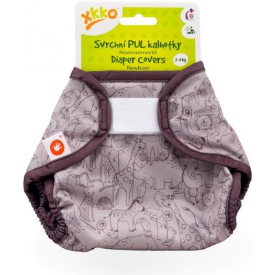 Kikko Svrchní PUL kalhotky XKKO Newborn Safari Atmosphere – Zboží Mobilmania