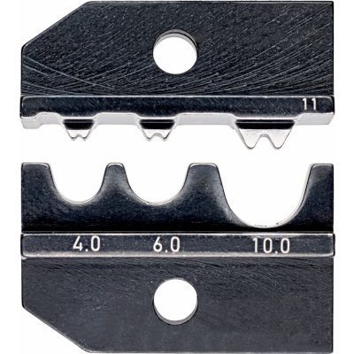 KNIPEX Lisovací nástavec pro lisovací víceúčelové kleště - neizolovaná potrubní a dvojitá kabelová oka a neizolované spojovací a dvojité články 4/6/10mm² (974911) – Zboží Mobilmania