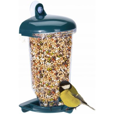 ProGarden Krmítko pro ptáky s přísavkou na okno 14 x 22 cm – Zboží Dáma