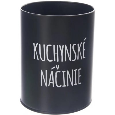 Orion Dóza, plechová, černá, bez víka, KUCHYNSKÉ NÁČINIE SK – Hledejceny.cz