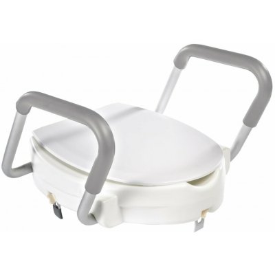 Ridder HANDICAP WC sedátko zvýšené 10 cm s madly bílá A0072001 – Zboží Dáma