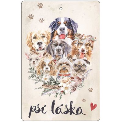 Bohemia Gifts Aromatická vonná karta Psí láska 10,5 x 16 cm – Zboží Dáma Bohemia Gifts Aromatická vonná karta Psí láska 10,5 x 16 cm – Zboží Dáma