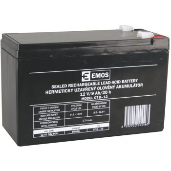 EMOS SLA 12V 9Ah FA-6,3mm 1201002900