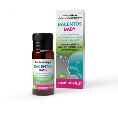 Bacentos Baby orální probiotické kapky od 3 let 10 ml – Hledejceny.cz