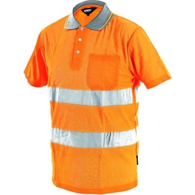 Canis CXS Pánská reflexní polokošile DOVER fluorescenční oranžová S – Hledejceny.cz