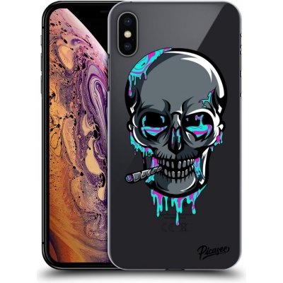 Pouzdro Picasee silikonové Apple iPhone XS Max - EARTH - Lebka 3.0 čiré – Sleviste.cz