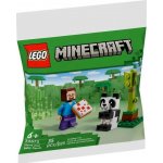 LEGO® Minecraft 30672 Steve s mládětem pandy – Zboží Mobilmania