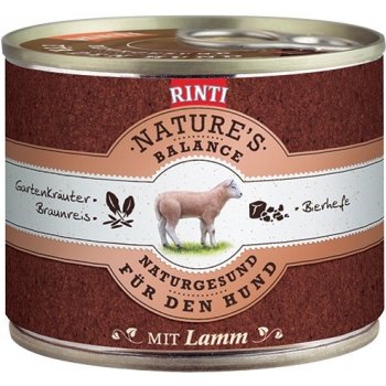 Finnern Rinti Nature‘s Balance jehně & hnědá rýže & vejce 185 g