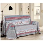 Mondo Italia Víceúčelová přikrývka zvířátka za polárním kruhem červená Rudá 250x290 cm – Sleviste.cz