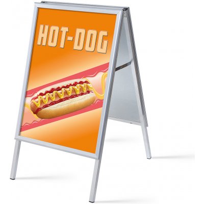 Jansen Display Set reklamního áčka A1, Hot Dog, francouzština – Zboží Mobilmania