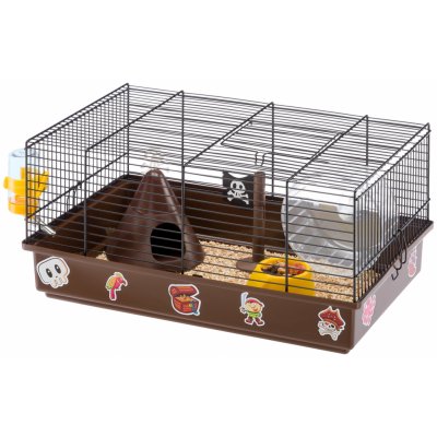 Ferplast CAGE CRICETI 9 PIRATE WHITE 46 x 29,5 x 23 cm – Zboží Mobilmania