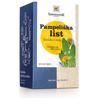 Sonnentor Pampeliška list bio porc. dvoukomorový 21,6 g – Zbozi.Blesk.cz