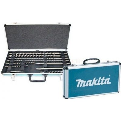 10 dílná sada vrtáků a sekáčů do kladiv SDS-Plus v hliníkovém kufru Makita D-42385 (D-19174) – Zboží Mobilmania