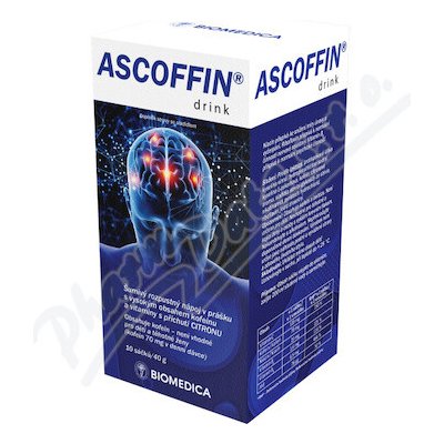 Biomedica ASCOFFIN Energy drink 10 x 4 g – Hledejceny.cz
