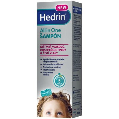 Hedrin All in One šampon proti vším 100 ml – Zboží Dáma