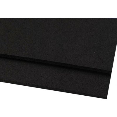 Pěnová guma Moosgummi 20x30 cm, malé, 12 černá – Sleviste.cz