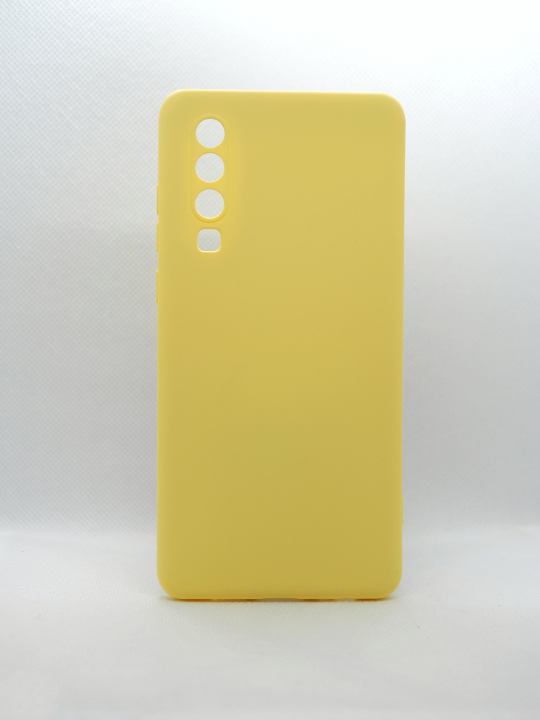 Pouzdro Huawei silikonové žluté na Huawei P30 Pro