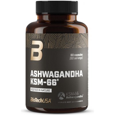 BioTechUSA Ashwagandha KSM-66 60 kapslí – Hledejceny.cz