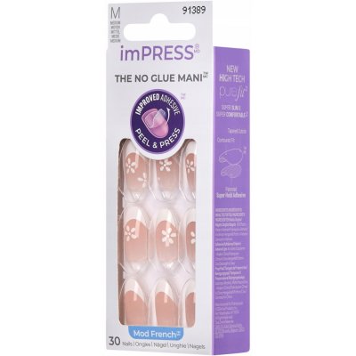 KISS Nalepovací nehty ImPRESS Nails Fearless 30 ks – Hledejceny.cz