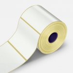 CDRmarket ETRL-TTR-75x75 Samolepicí etikety 75x75 mm 1000 ks papírové pro TTR role bílá – Zboží Dáma
