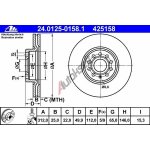 ATE Brzdový kotouč - 312 mm AT 425158 – Sleviste.cz
