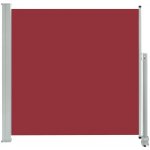 Petrashop Zatahovací boční markýza / zástěna na terasu 160x300 cm červená – Zbozi.Blesk.cz