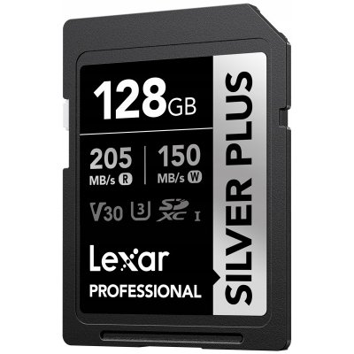 Lexar SDXC Professional Silver Plus 128GB LSDSIPL128G-BNNNG – Hledejceny.cz
