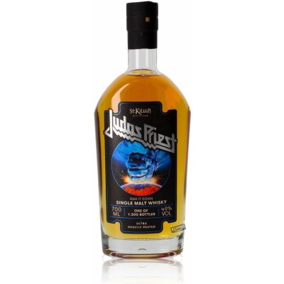 Judas Priest Ram It Down Ultra Heavily Peated Single Malt Whisky 49% 0,7 l (holá láhev)