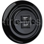 VINTAGE K1-2USBA černá – Zboží Mobilmania