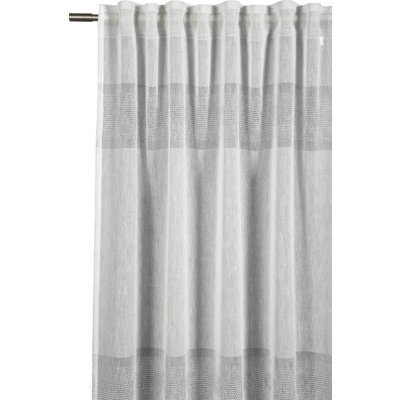 Závěs s řasící páskou Etamin s příčnými pruhy přírodní 245 x 140 cm – Hledejceny.cz