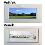 SMART Plastové okno 120x60, Sklopné – Sleviste.cz