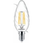 Century LED FILAMENT CANDLE kroucená ČIRÁ 6W E14 2700K 360d – Hledejceny.cz